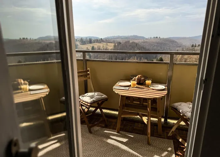 Wolfswarte, Panorama, Sauna, Schwimmbad 公寓 *